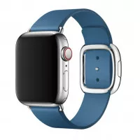 Кожаный ремешок для Apple Watch 38/40/41mm Apple Modern Buckle Cape Cod Blue - Large (MTQN2)