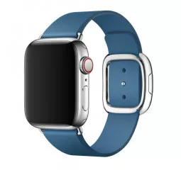 Кожаный ремешок для Apple Watch 38/40/41mm Apple Modern Buckle Cape Cod Blue - Large (MTQN2)