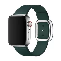 Кожаный ремешок для Apple Watch 38/40/41mm Apple Modern Buckle Forest Green - Small (MTQH2)