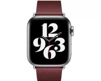 Кожаный ремешок для Apple Watch 38/40/41mm Apple Modern Buckle Garnet - Large (MY652)