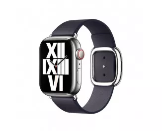 Кожаный ремешок для Apple Watch 38/40/41mm Apple Modern Buckle Ink - Small (MP8D3)