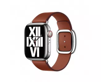 Кожаный ремешок для Apple Watch 38/40/41mm Apple Modern Buckle Umber - Small (MP893)
