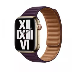 Кожаный ремешок для Apple Watch 41mm Apple Leather Link Dark Cherry - M/L (ML7N3)