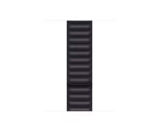 Шкіряний ремінець для Apple Watch 41mm Apple Leather Link Ink - M/L (MP843)