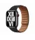 Кожаный ремешок для Apple Watch 41mm Apple Leather Link Midnight - S/M (ML7R3)