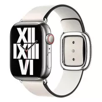 Кожаный ремешок для Apple Watch 41mm Apple Modern Buckle Chalk - Medium (ML7H3)