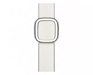 Кожаный ремешок для Apple Watch 41mm Apple Modern Buckle Chalk - Medium (ML7H3)