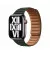 Кожаный ремешок для Apple Watch 42/44/45 mm Apple Leather Link Sequoia Green - S/M (ML7Y3)