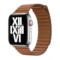 Кожаный ремешок для Apple Watch 44/45/46 mm Apple Leather Loop Saddle Brown - Medium (MXAF2)