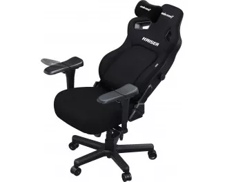 Кресло для геймеров Anda Seat Kaiser 4 Size XL Fabric Black (AD12YDDC-XLL-20-B-CF)