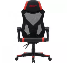 Кресло для геймеров Canyon Flow MCH01 Mesh Black/Red (CNE-MCH01R)