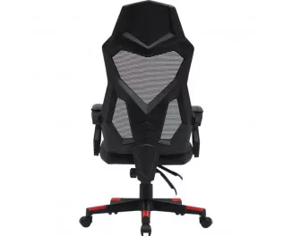 Кресло для геймеров Canyon Flow MCH01 Mesh Black/Red (CNE-MCH01R)