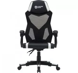 Кресло для геймеров Canyon Flow MCH01 Mesh Black/White (CNE-MCH01W)