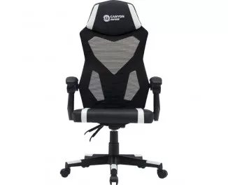 Кресло для геймеров Canyon Flow MCH01 Mesh Black/White (CNE-MCH01W)