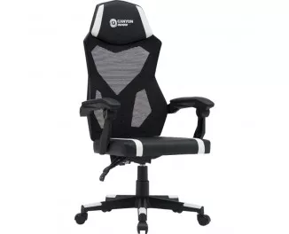 Крісло для геймерів Canyon Flow MCH01 Mesh Black/White (CNE-MCH01W)