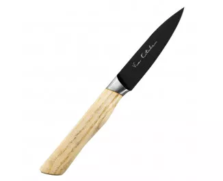 Кухонний ніж для чищення овочів 90 мм Satake Black Ash (807-616)