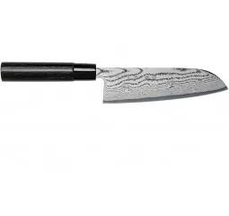 Кухонний ніж Сантоку 165 мм Tojiro Shippu Black (FD-1597)