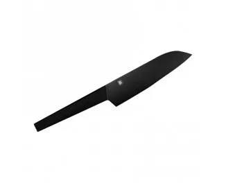 Кухонний японський ніж Сантоку 170 мм Satake Black (806-824)
