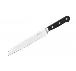Кухонный нож для хлеба Ardesto Black Mars, 20.3см, нержавеющая сталь, дерево, черный