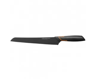 Кухонный нож для хлеба Fiskars Edge, 23.4см, нержавеющая сталь, пластик, черный