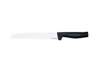 Кухонный нож для хлеба Fiskars Hard Edge, 22см, нержавеющая сталь, пластик, черный