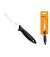 Кухонный нож для корнеплодов Fiskars Essential, 11см, нержавеющая сталь, пластик, черный
