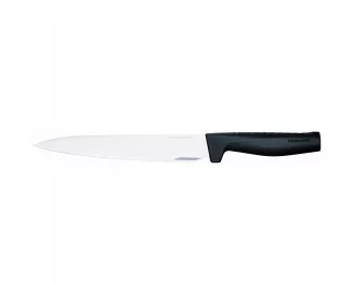 Кухонный нож для мяса Fiskars Hard Edge, 21.6см, нержавеющая сталь, пластик, черный