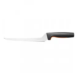 Кухонный нож филейный Fiskars Functional Form, 21.6см, нержавеющая сталь, пластик, черный