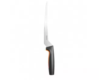 Кухонный нож филейный Fiskars Functional Form, 21.6см, нержавеющая сталь, пластик, черный