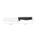 Кухонный нож поварской Santoku Fiskars Hard Edge, 16.1см, нержавеющая сталь, пластик, черный