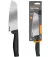 Кухонный нож поварской Santoku Fiskars Hard Edge, 16.1см, нержавеющая сталь, пластик, черный