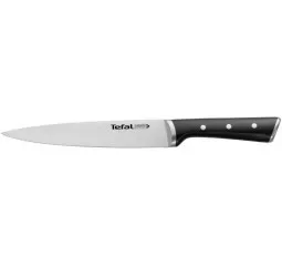 Кухонный нож поварской Tefal Ice Force, 20см, нержавеющая сталь, пластик, черный