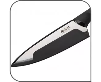 Кухонный нож универсальный Tefal Comfort, 12см, нержавеющая сталь, пластик, черный