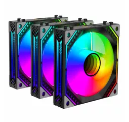 Кулер для корпусу 2E Gaming Air Cool Magic Mirror ACF120MB-ARGB Black (2E-ACF120MB-ARGB)