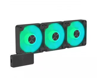 Кулер для корпуса APNX FP1-120 ARGB Black - 3 Pack (APF3-PF11257.11)