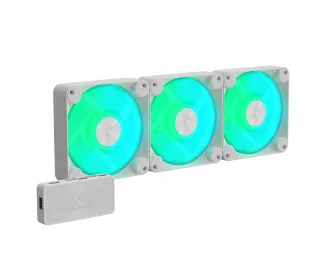 Кулер для корпуса APNX FP1-120 ARGB White - 3 Pack (APF3-PF11257.21)