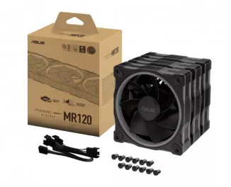 Кулер для корпусу ASUS PRIME MR120 REVERSE ARGB BLACK 3IN1 (90DA00L0-B09020)