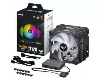 Кулер для корпуса ASUS TUF Gaming TF120 ARGB 3IN1 (90DA0030-B09030)