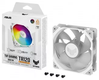 Кулер для корпуса ASUS TUF Gaming TR120 ARGB Reverse White (90DA00D3-B09000)