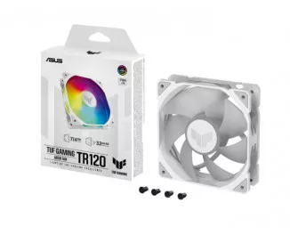 Кулер для корпусу ASUS TUF Gaming TR120 FAN ARGB WHITE (90DA0093-B09000)