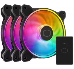 Кулер для корпусу CoolerMaster MasterFan MF120 Halo2 3 in 1 Black (MFL-B2DN-213P2-R2)