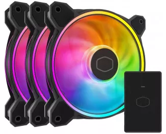 Кулер для корпусу CoolerMaster MasterFan MF120 Halo2 3 in 1 Black (MFL-B2DN-213P2-R2)