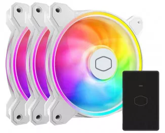 Кулер для корпуса CoolerMaster MasterFan MF120 Halo2 3 in 1 White (MFL-B2DW-213P2-R2)