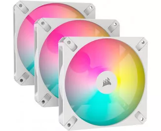 Кулер для корпусу Corsair iCUE AR120 Digital RGB Triple Pack White (CO-9050169-WW)