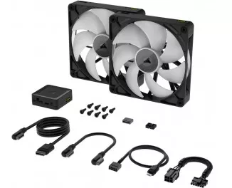 Кулер для корпуса Corsair iCUE Link RX140 RGB PWM Dual Pack (CO-9051020-WW)