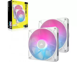 Кулер для корпуса Corsair iCUE Link RX140 RGB PWM White Dual Pack (CO-9051024-WW)