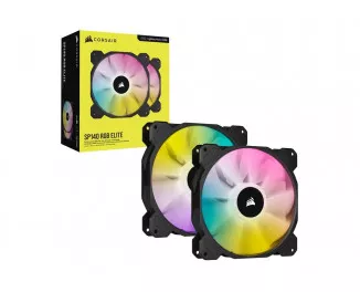 Кулер для корпусу Corsair iCUE SP140 RGB ELITE Performance 140mm Dual Fan Kit (CO-9050111-WW)