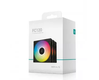 Кулер для корпуса DeepCool FC120 Black 3 in 1 (R-FC120-BKAMN3-G-1)