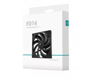 Кулер для корпуса DeepCool FD14 Black (R-FD14-BKNPN1-G)