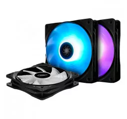 Кулер для корпуса DeepCool RF120-3 IN 1 (DP-FRGB-RF120-3C)